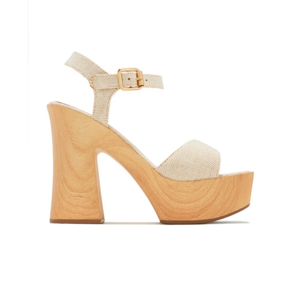Clear Platform Block Heels - Picture 6 of 8